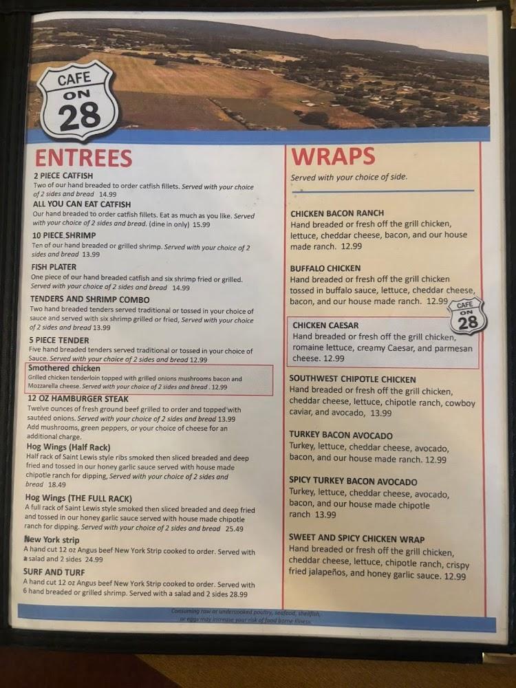 Cafe on 28 Menu image 3